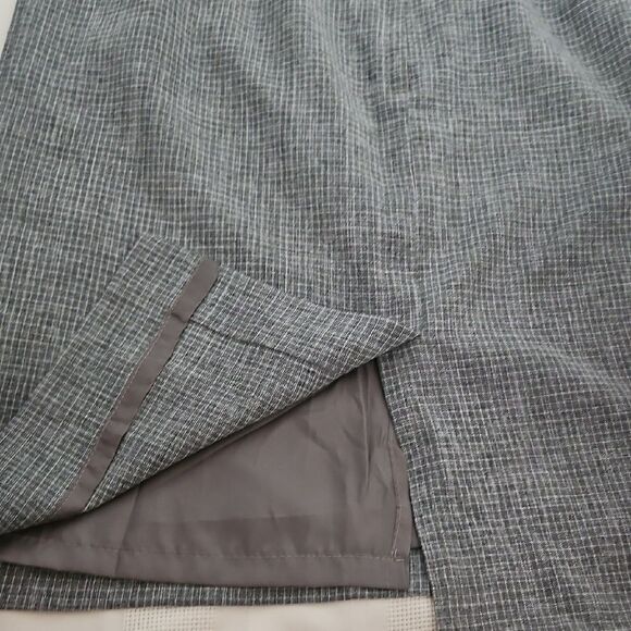Gray Mini Pencil Skirt for Work - Picture 7 of 16